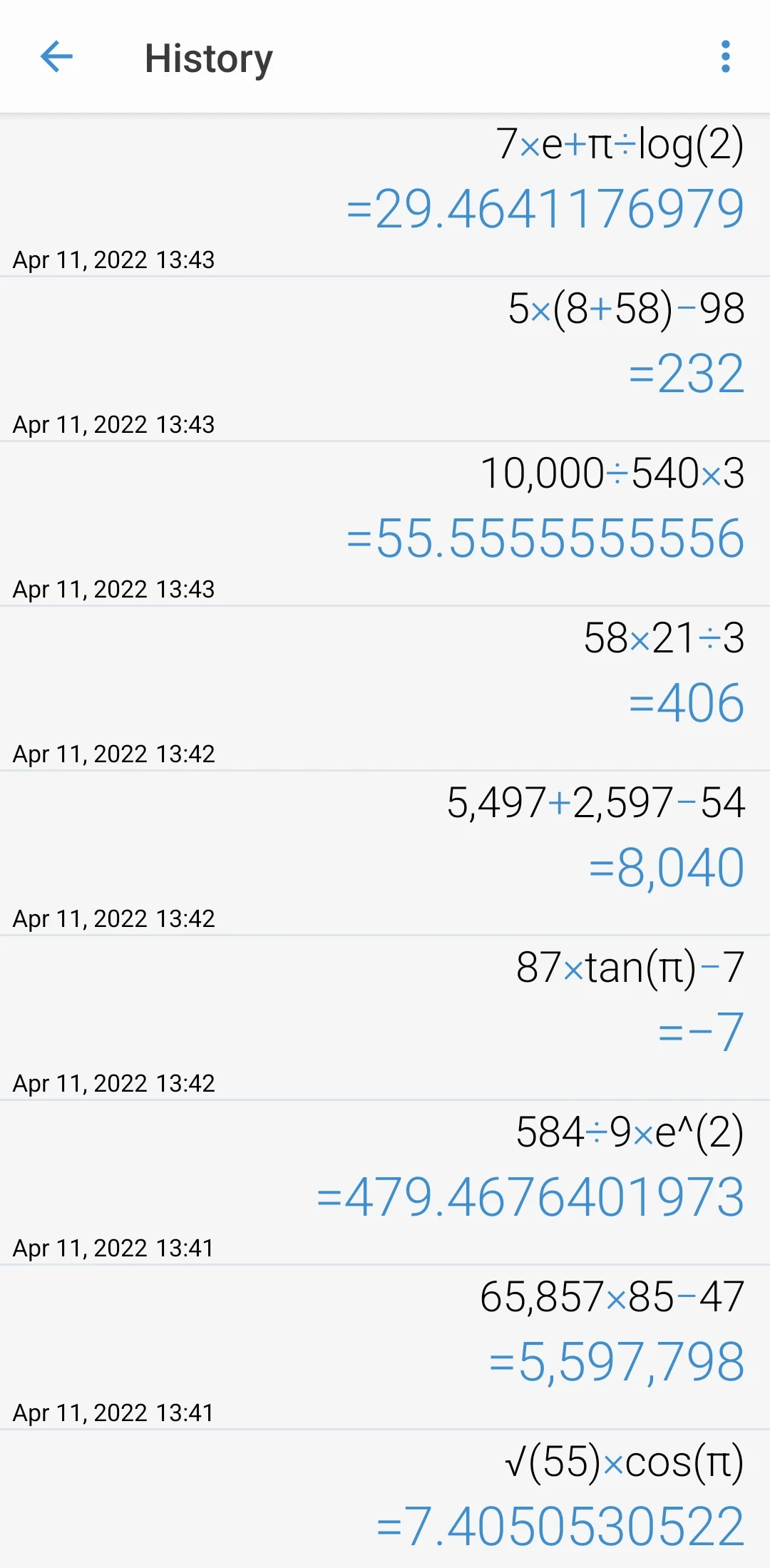 Simple Calculator screenshot